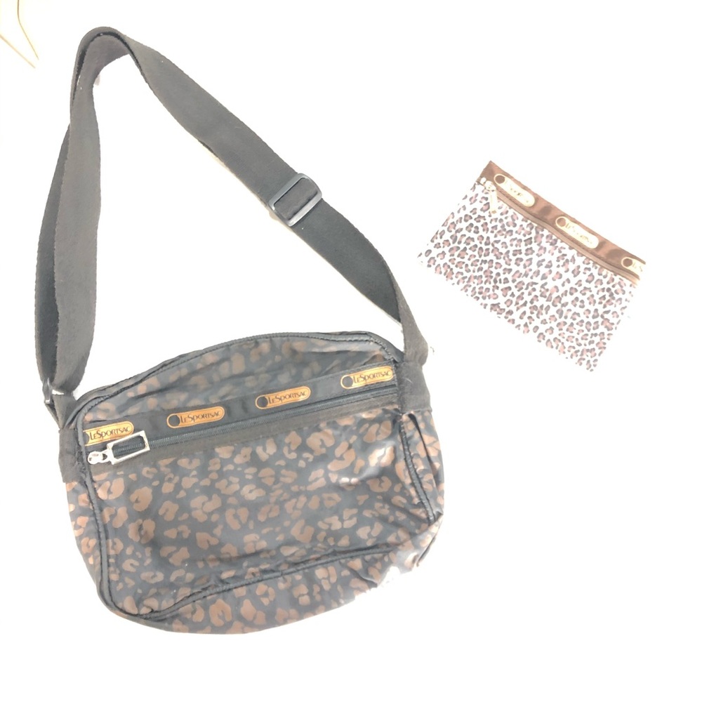 Lesportac Cheetah Print Bag